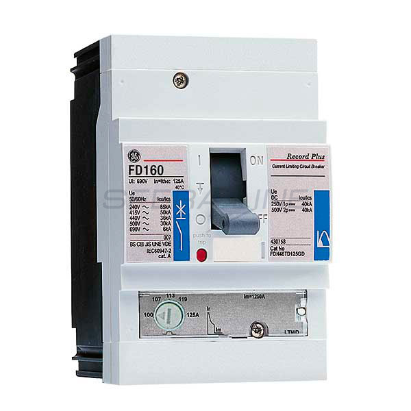 Автоматичний вимикач FD160 FDC35TF063EF 18кА 3P 500В 63A LTM (фіксовані налаштування)